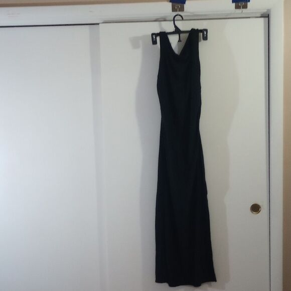 🆕👗Sleeveless Maxi Dress, Wild Fable - Sz L, Black - Picture 6 of 9